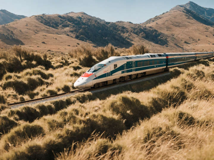 High Speed Train Landscape Spain High Speed Train Landscape Spain