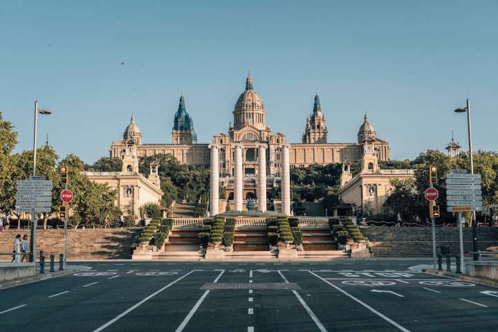 Montjuic Castle Barcelona Famous Landmark In Spain Montjuic Castle Barcelona Famous Landmark In Spain