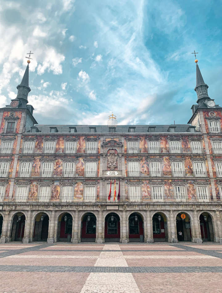 Plaza Mayor Madrid Vacation Destination Famous Landmark in Spain Plaza Mayor Madrid Vacation Destination Famous Landmark in Spain