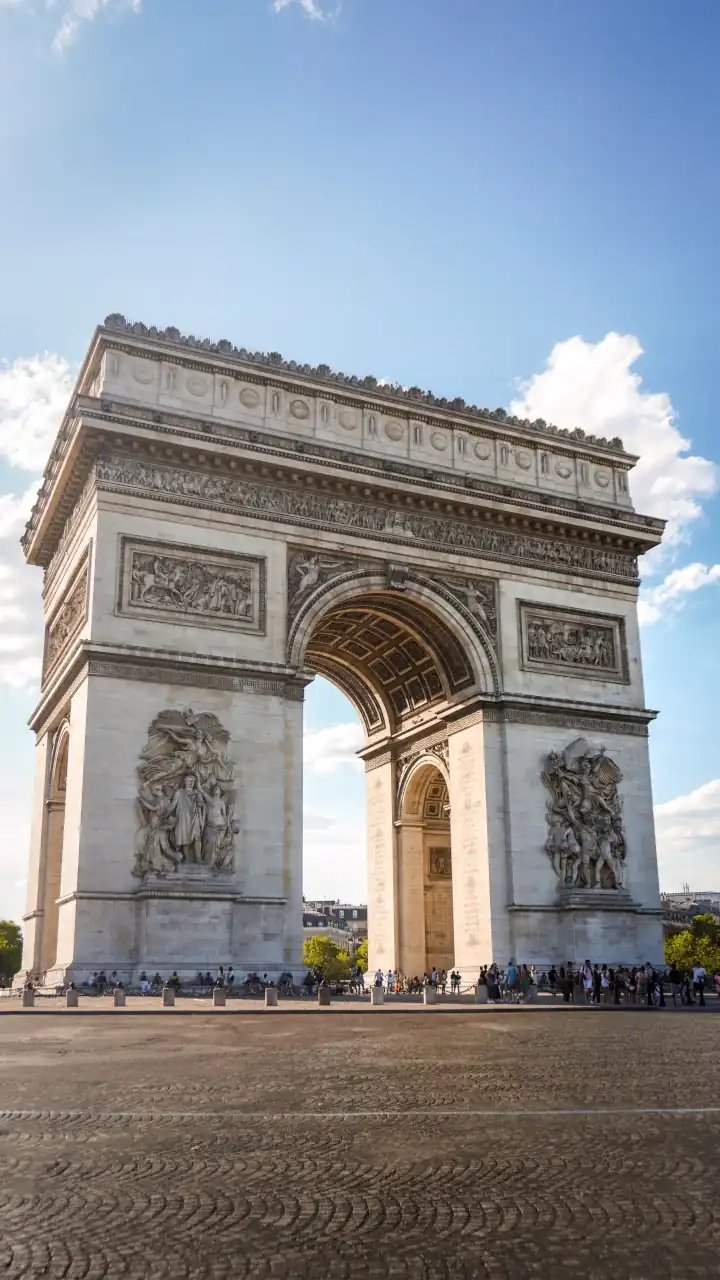 Arc De Triomphe Holiday In Paris France