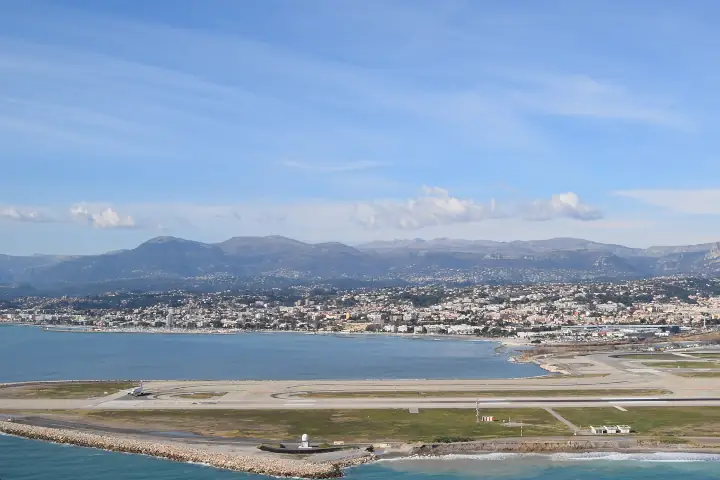 Airports In France Nice Aéroport Landing Strip Runway