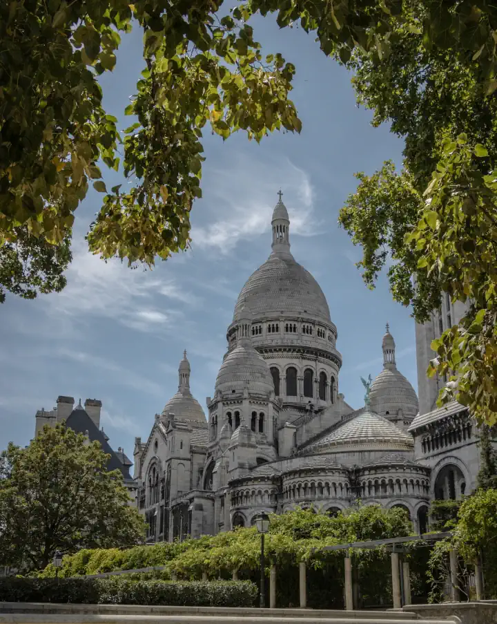 Sacred Heart Of Montmartre Paris Famous Landmarks In France