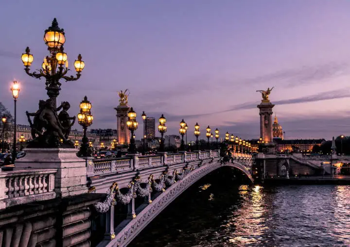 City Break To France Paris Seine Bridges Pont Alexandre III